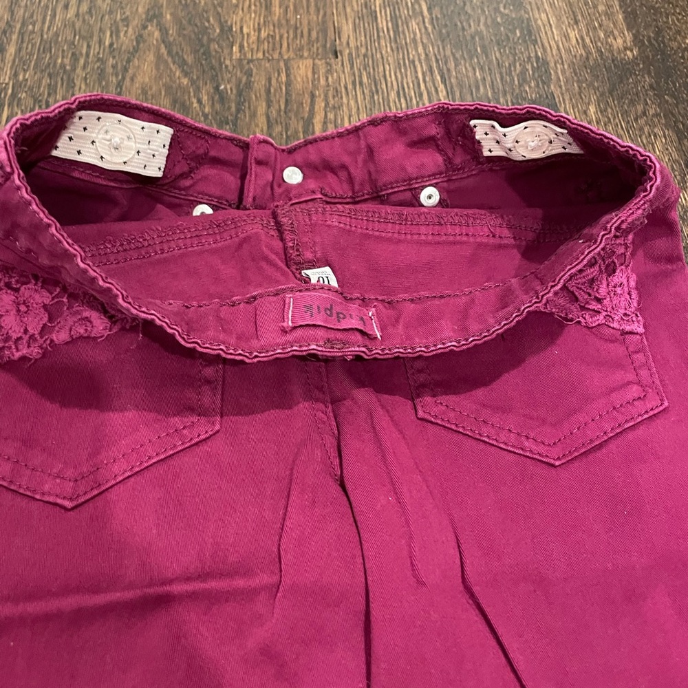 NWOT, Kidpik Pants with lace detail - Picture 5 of 6